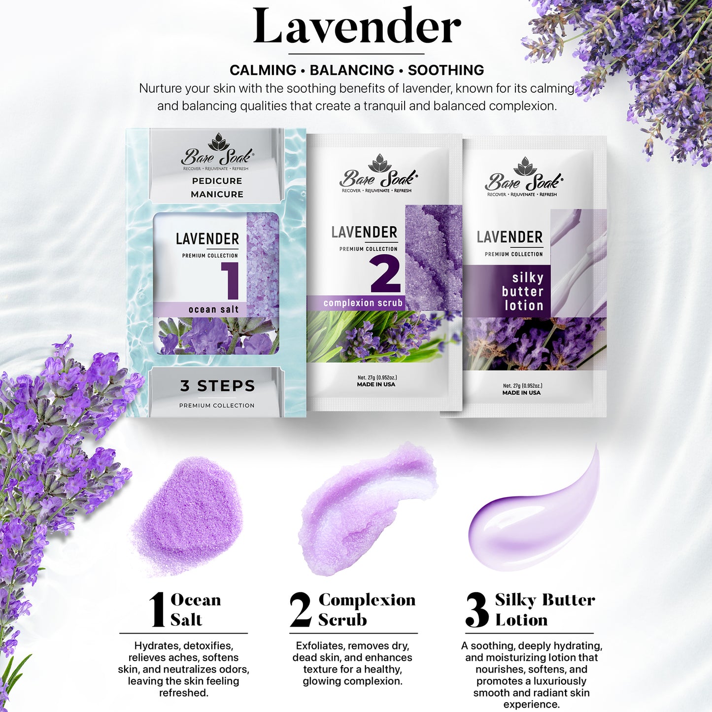 3 Step Kit Case / Lavender (95 Kits)