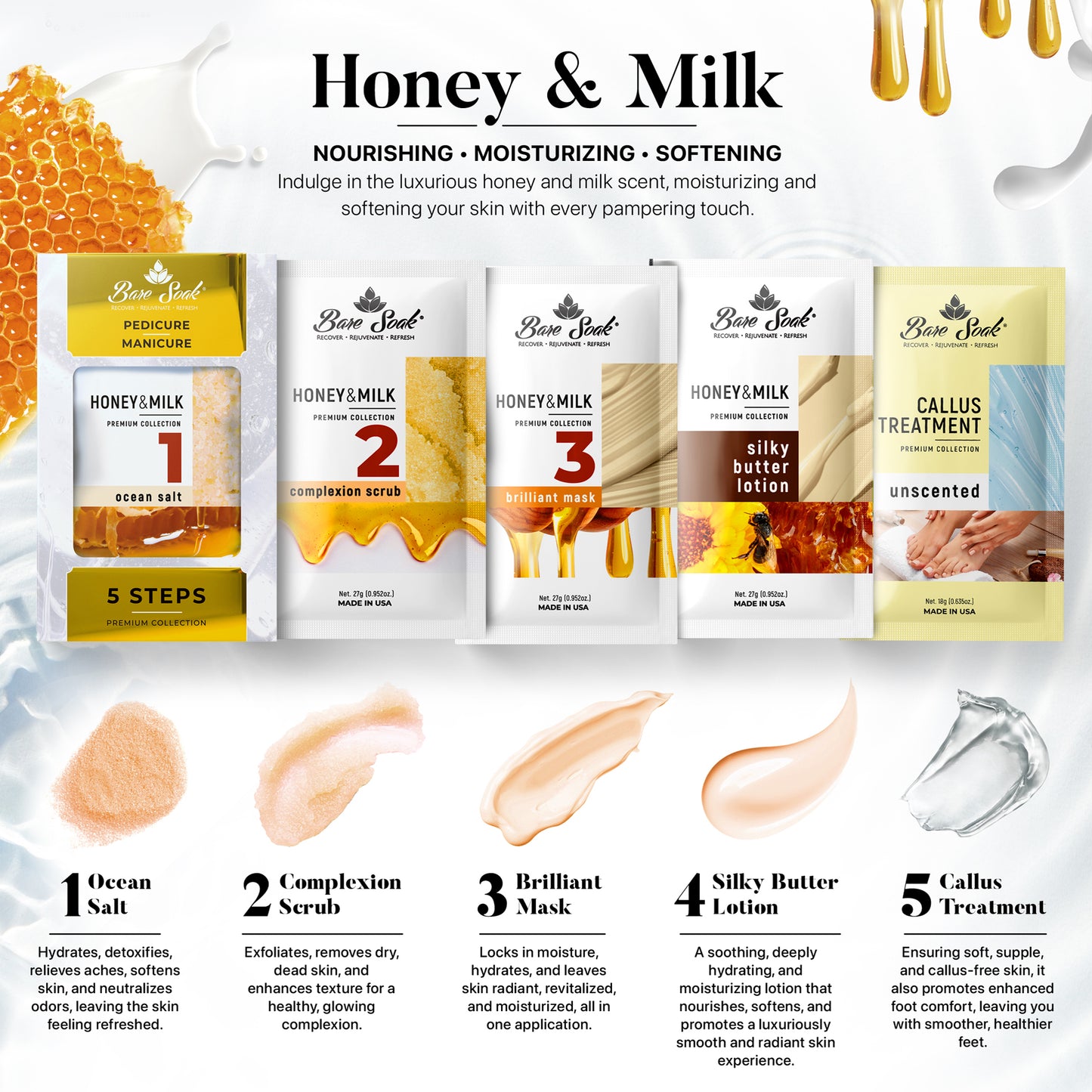 5 Step Kit Case / Honey & Milk (50 Kits)