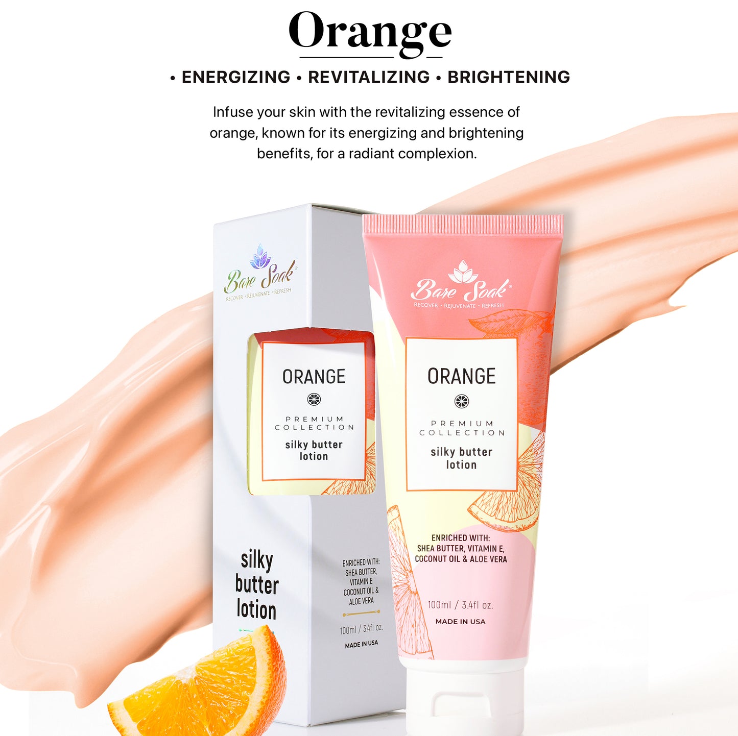 Silky Butter Lotion Case / Orange (50 Tubes)